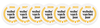 Logo website van het jaar