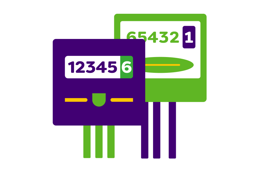 illustratie-meterstanden Illustratie meterstanden