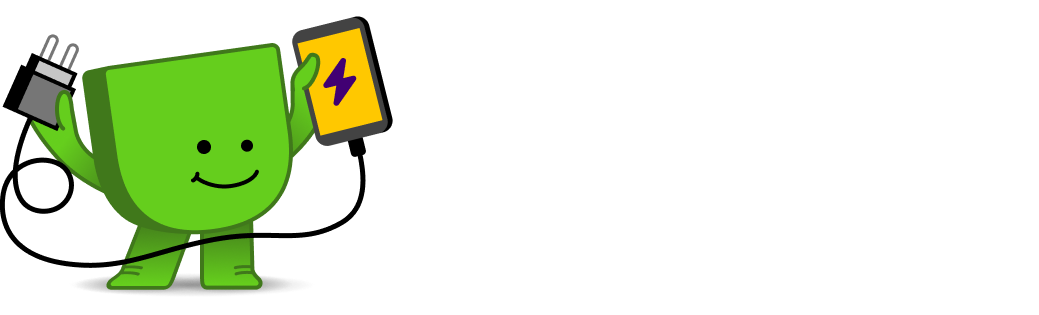 Edje met een telefoon in zijn hand